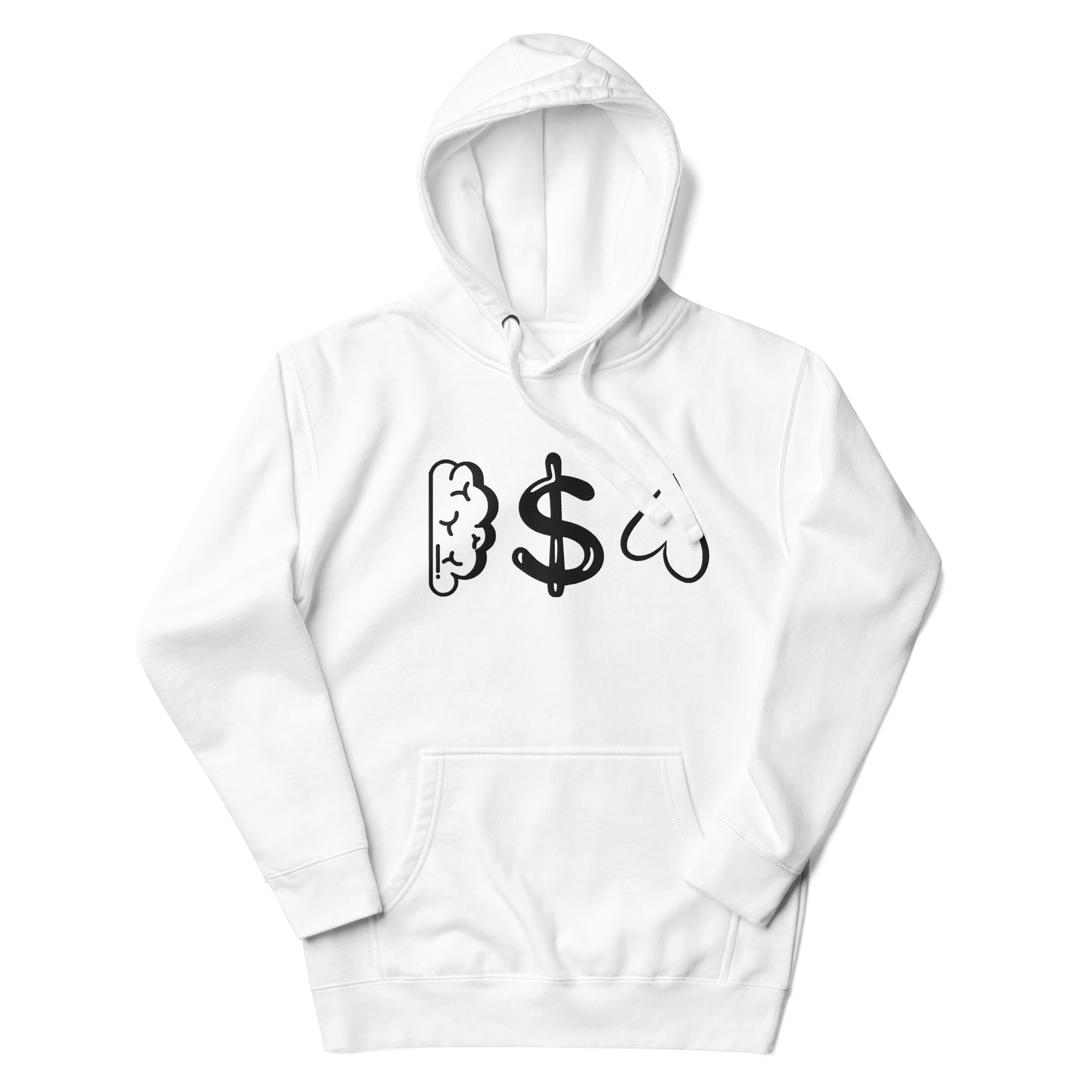 Unisex Embroidered Hoodie • White