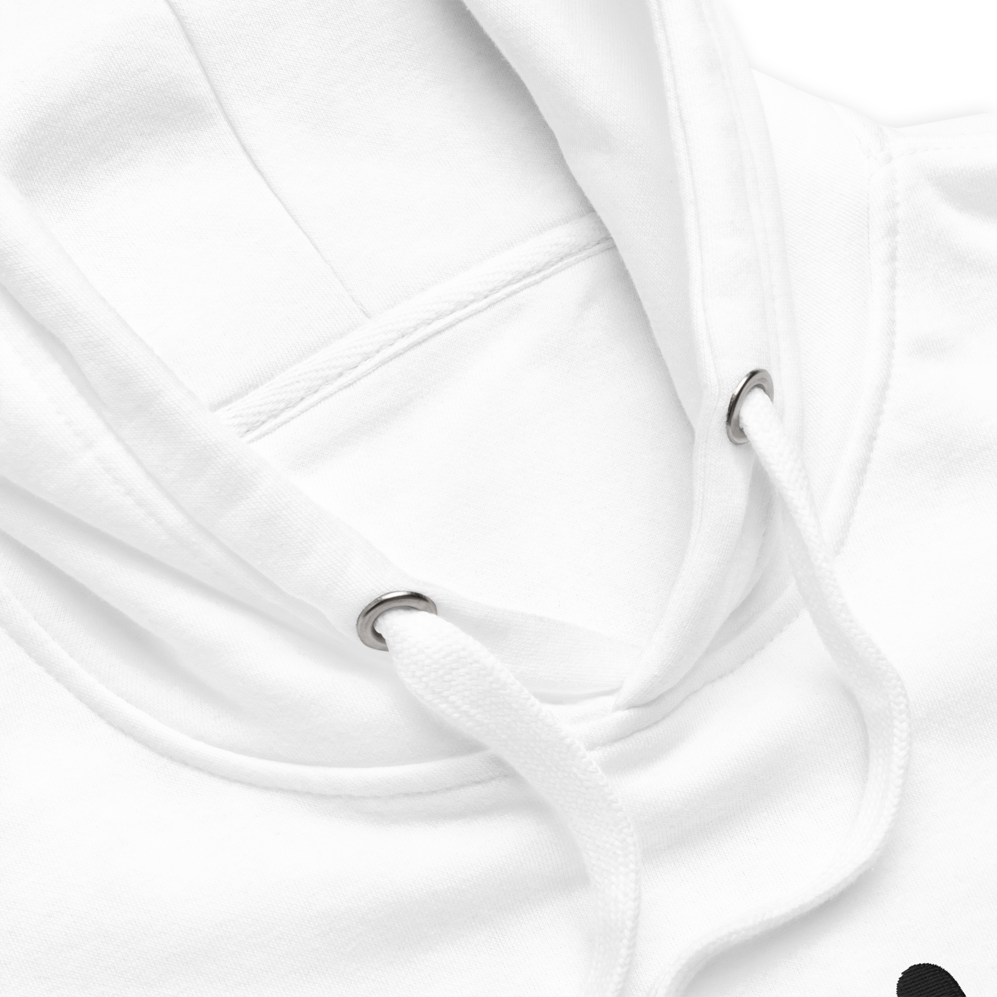 Unisex Embroidered Hoodie • White