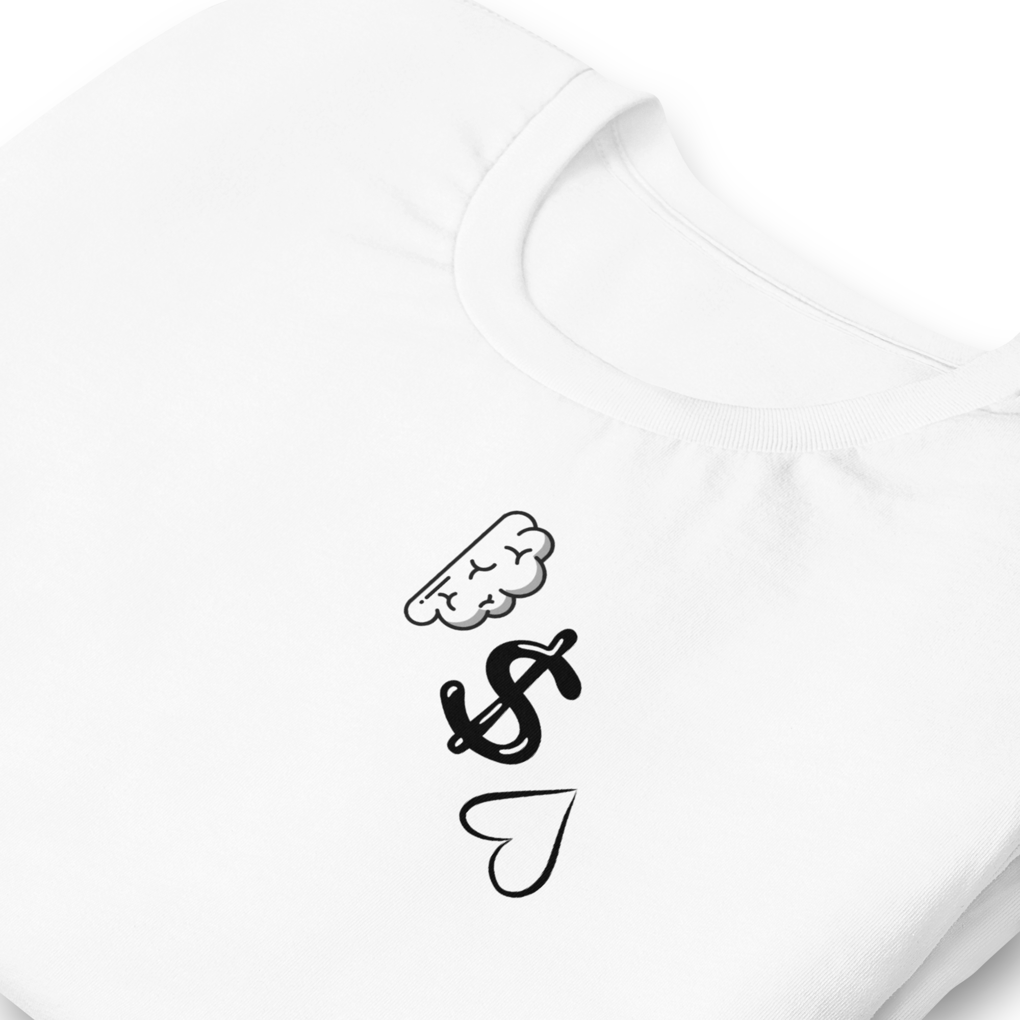 Unisex Printed T-Shirt • White